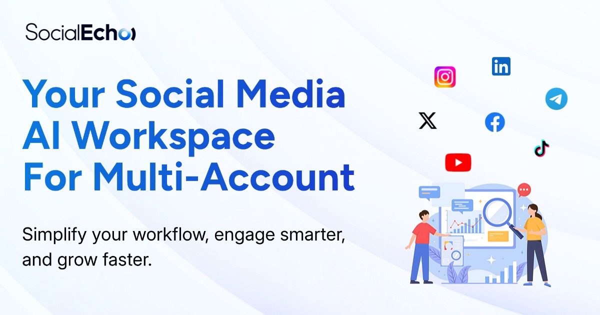 SocialEcho – Social Media AI Workspace screenshot